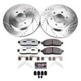 thumbnail image 3 of PowerStop Front Z36 Truck & Tow Carbon-Fiber Ceramic Brake Pad and Drilled and Slotted Rotor Kit Fits: FORD LINCOLN Select Models K1943-36, 3 of 9