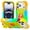Colorful Yellow Green, variant on Compatible with iPhone 17 Pro Case, with 360° Rotate Ring Stand, Military Grade Drop Protection Full Body Rugged Heavy Duty Case 3 in 1 Protective Cover, Colorful Yellow Green