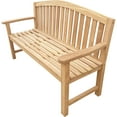 thumbnail image 5 of Teak Wood San Jose Outdoor Patio Bench, 5 Foot, 5 of 5