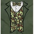 thumbnail image 2 of Camouflage Faux Three Piece Tuxedo Men's Big & Tall Crewneck Sweatshirt Brisco Brands 2X, 2 of 5