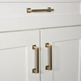 thumbnail image 2 of Grandeur 853499 Geneva 4" Center To Center Solid Brass Square Luxury Cabinet Handle /, 2 of 7