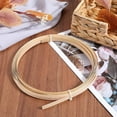 thumbnail image 4 of 4pcs 13 Yards Bamboo Strip 11x1mm/0.43x0.04 Weave Strip Material Burlywood Long Thin Flat Natural Solid Furniture Repair Wicker Weave Material for DIY Chairs Basket Cane Lampshade Woven Crafts 4pcs, 4 of 8