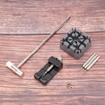 thumbnail image 4 of 9pcs / set Watch Band Holder Watch Case Opener Punch Needle Watch Repairing Kit (Black), 4 of 9