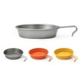thumbnail image 2 of Assiette de Camping Extérieure Gobelet en Acier Inoxydable avec Poignée pour Camping Pique-Nique 280 ml, 2 of 9