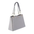 thumbnail image 6 of Michael Kors Trisha Large Triple Gusset Compartment Shoulder Bag Pearl Grey, 6 of 12