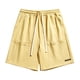 thumbnail image 2 of Ceisia Men's Gift Relaxed Minimalist Cargo Sweat Shorts Mid-Rise Elastic Waist Nylon Spandex Snap Button Side Label Shorts, 2 of 4