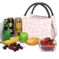 thumbnail image 3 of Disketp Rabbit And Cloud Bolsa Térmica Estampada, Bolsa Térmica Aislante para Almuerzo, Playa y Campamento, 3 of 6