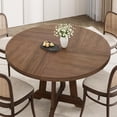 thumbnail image 5 of Roromall Wooden Dining Table for 4 to 6 People, 47" Round Dining Table, Kitchen Table with Sturty Legs, Dining Room Table for Dining Room, Kitchen, 5 of 7