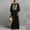 🔥 Black, variant on Sentmoon Off the Shoulder Dresses for Women Short Sleeve Off The Shoulder Prom Dress 2026 Summer Loose Fit Embroidery Breathable Fashion Modest Dresses for Women Black M