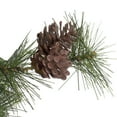thumbnail image 2 of Northlight 6' x 9" Pre-Lit Country Mixed Pine Artificial Christmas Garland - Clear Lights, 2 of 3