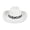 White, variant on Wxirdiow Cowboy Hat for Little Girls Cowboy Hat for Kids Boys Girls Cattleman Wide Brim Western Cowgirl Hat Purple Size,4-9 Years
