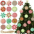 thumbnail image 2 of Christmas Decoration Hanging Tags Party Decorations Christmas Tree Decorations Candy Decorations Hanging Decorations 16pcs, 2 of 8