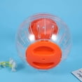 thumbnail image 3 of Pelota de hámster para correr, pelota de ejercicio, minipelota para correr alrededor de una mascota pequeña, color naranja, 3 of 5