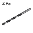 thumbnail image 3 of 20packs Brad Point Drill Bits 6mm Dia #45 Steel Round Shank Wood Drilling Bit, 3 of 6