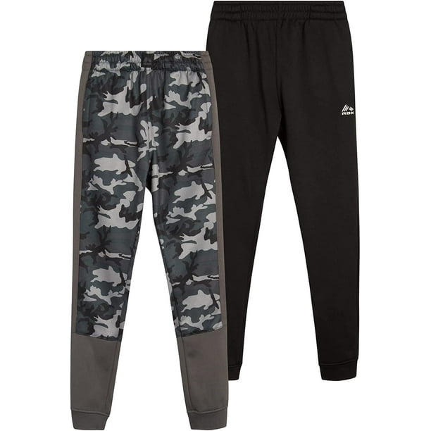 RBX Boys' Active Sweatpants - Basic Warm-Up Fleece Jogger Pants (2 Pack) - Walmart.com