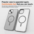 thumbnail image 4 of Dteck Magnetic for iPhone 14 Plus Compatible with MagSafe, Translucent Matte Phone Case for iPhone 14 Plus Slim Fit Shockproof Women Men Protective Cover,Gray, 4 of 7