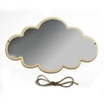 thumbnail image 1 of Luckyn Cloud Shape Cute Decor Wall Sticker Mirror Dormitory Ornaments Makeup Mirror, 1 of 10