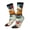 2 Black-1, variant on Retro American Eagle Print Adult Socks for Men & Women,Calf Socks, Ankle Socks,Boots Socks,Breathable Casual Sock,Unisex Crew Socks