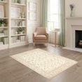 thumbnail image 2 of ODIKA 4'x6' Ultra-Soft Area Rug, Vintage Distressed Traditional Lattice With Floral Medallion None Washable, Bare feet friendly, Silk-Touch for Bedroom Home office, 2 of 7