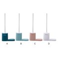 thumbnail image 2 of Cepillo de inodoro para colgar en la pared con mango largo Herramienta de limpieza para baño con base de almacenamiento perforada Inevent HA7878-03B, 2 of 6