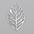 thumbnail image 5 of 30pc Antique Wedding Bridal Hair Jewelry Supply - Leaf Shape Bail Charms Pendant, 5 of 8