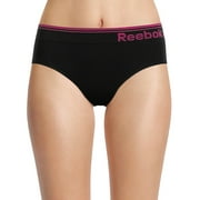 Reebok Womens Underwear Seamless Hipster Panties, 6-Pack, Sizes XS-3XL