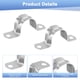 thumbnail image 2 of Uxcell 30-Pack Abrazaderas de Conducto, 1" Abrazadera de Tubería Rígida de Acero Inoxidable 304 M25 para Fontanería, 2 of 7