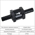 thumbnail image 4 of 1/4" Fuel Check Valve One Way Inline Non Return Diesel Gasoline Black(6mm OD,2PCS), 4 of 6