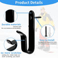 thumbnail image 2 of 2 Pcs Horizontal Snowboard Wall Racks, Wall Mount Clips Storage Hanger Display Rack SKi Board Storage, 2 of 6