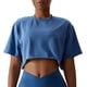 thumbnail image 2 of Camisetas cortas de algodón para mujer, camisetas de manga corta para yoga, camisetas deportivas informales para correr, 2 of 4