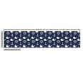 thumbnail image 2 of Ambesonne Navy Blue Fabric by the Yard Upholstery, Maritime Anchor Whale, 2 Yards, Navy Blue White, 2 of 4