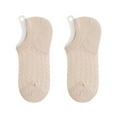 thumbnail image 2 of Brown Socks Women's Mesh Socks Breathable Boat Socks Summer Cool Socks Short Socks Slip Comfortable Low Cut Sock, 2 of 3