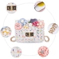 thumbnail image 3 of Petit Sac à Main pour Petites Filles Fleurs & Perles Mini Mignon Sac à Main Princesse Sac Messager pour Jouets Cadeaux (Blanc), 3 of 6