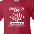 thumbnail image 4 of Inktastic Military Uncle Red Friday Youth T-Shirt, 4 of 5