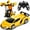 Yellow, variant on Zacro Transform RC Car Toys, 2.4Ghz 1:18 Scale Remote Control Car Transforming Robot, One-Button Deformation 360? Rotation Drifting Car Transformers Toys Gift