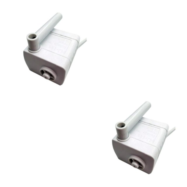Billuyoard Bomba sumergible de fácil instalación para pecera, bomba de agua para el cuidado de los peces, aplicación amplia de 4x4cm con 4*4cm con válvula 2Conjunto