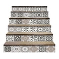 thumbnail image 5 of 5" x 5" Wood Brown and White Mosaic Peel and Stick Removable Tiles, 5 of 5