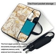 thumbnail image 3 of ZICANCN Laptop Case 15.6 inch, Dinosaurs Jurassic Cute Line Work Shoulder Messenger Business Bag for Women and Men, 3 of 9