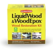 Abatron 24 Oz LiquidWood WoodEpox Epoxy Resin Glue Compound Wood Restoration Kit