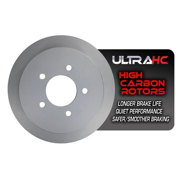 UltraHC Coated High Carbon Brake Rotor, Rear UR000142, Ford F-150 2004-1997