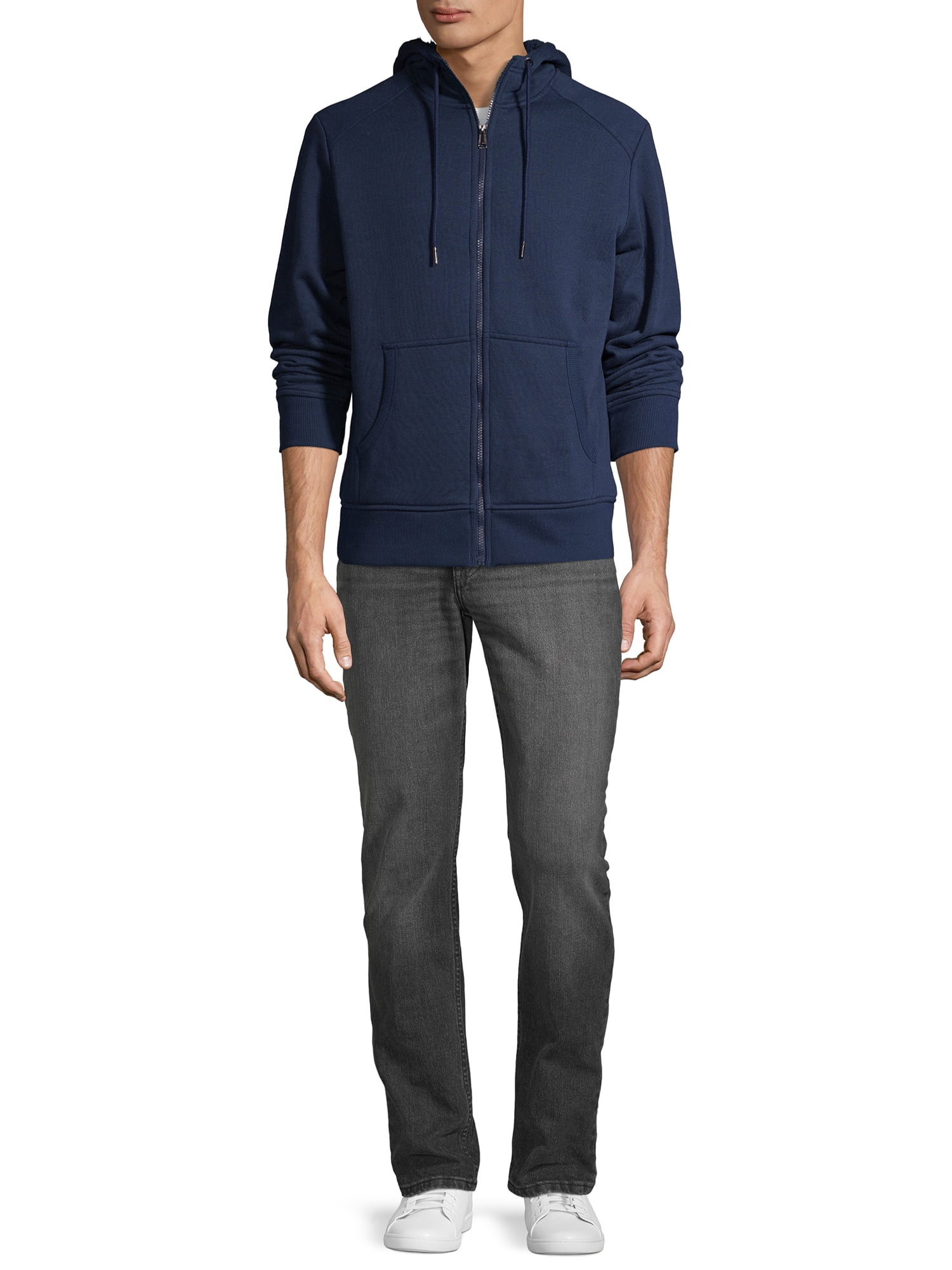 George Men's and Big Men's Faux Sherpa Hoodie, Sizes up to 5XL