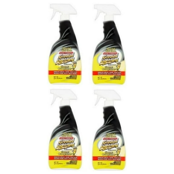 Greased Lightning Super Strength Multi-Purpose Cleaner & Degreaser, 32 fl oz 4 Pack