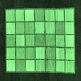 thumbnail image 1 of Ahgly Company Indoor Square Oriental Emerald Green Modern Area Rugs, 7' Square, 1 of 4