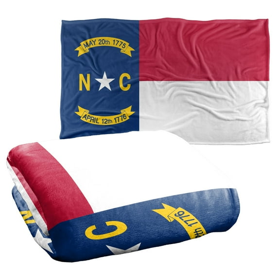 North Carolina Flag Silky Touch Super Soft Throw Blanket 36" x 58"