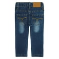 thumbnail image 4 of KIDSCOOL SPACE Baby Little Boys Girls Jeans,Ripped Strechy Denim Soft Pants,3-4 Years, 4 of 5