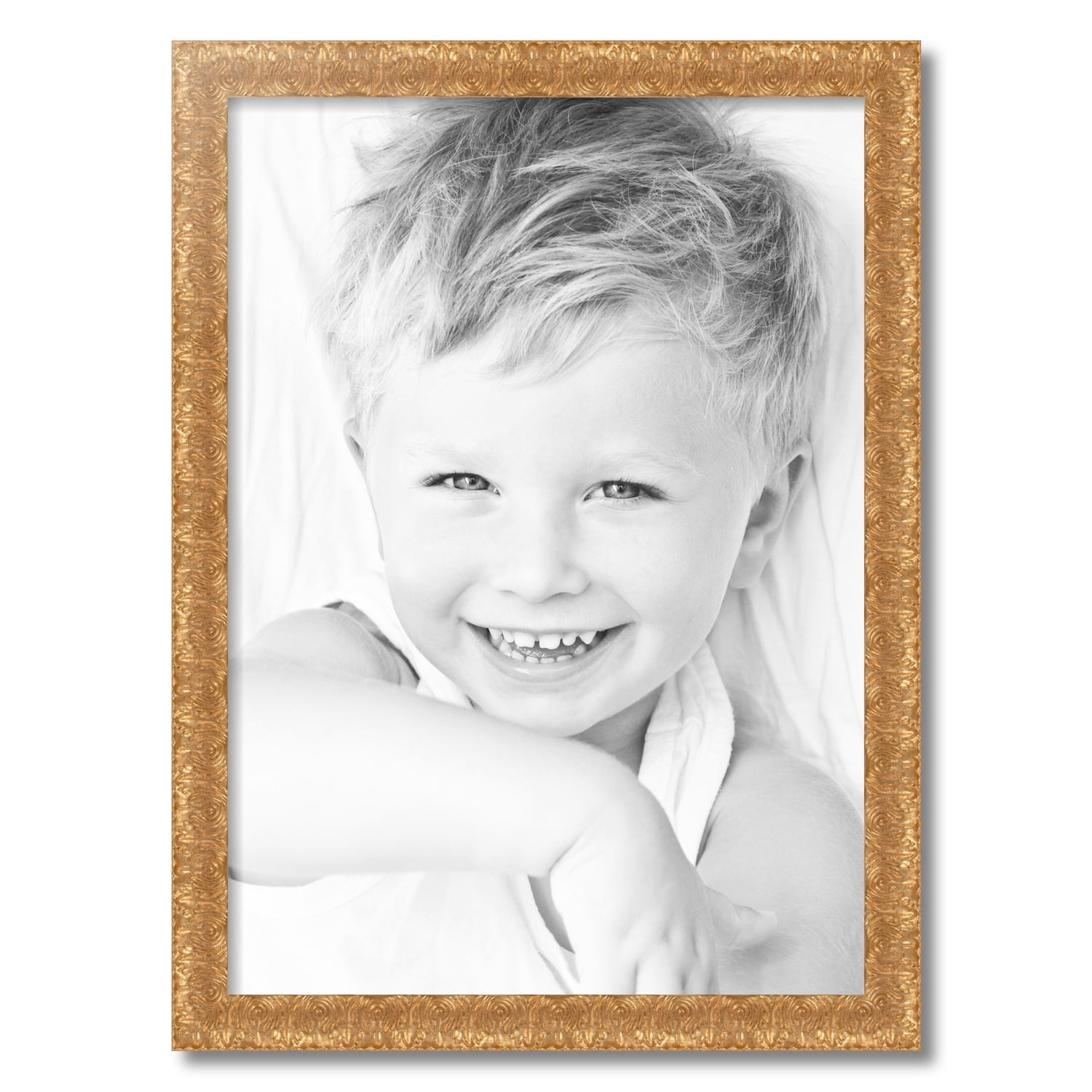 ArtToFrames 20x28 Inch Gold and Black Picture Frame, This Gold Wood