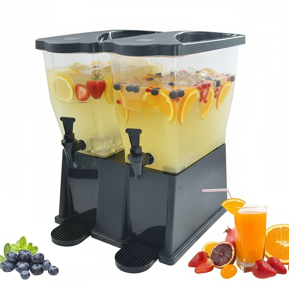 Hakka 7 Gallon Beverage Dispenser Large Capacity Fruit Drink Juice Dispenser, Polypropylene