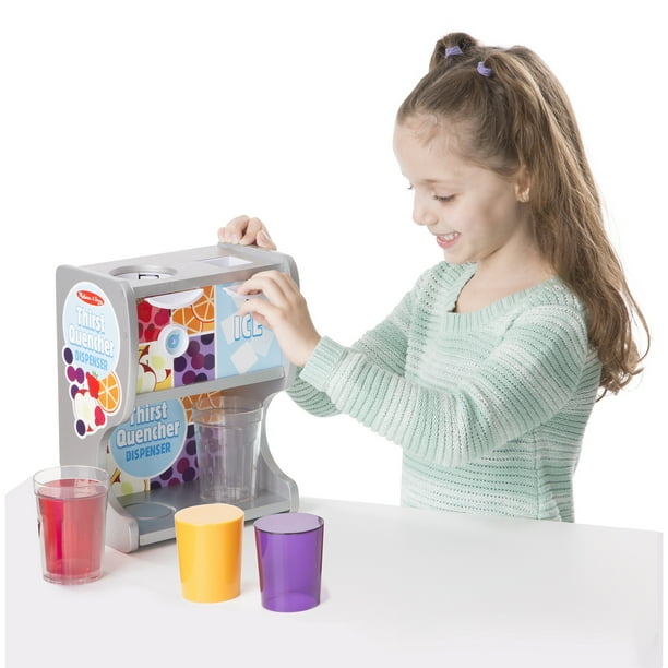 Melissa & Doug Wooden Drink Dispenser for Preschool Classrooms