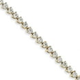 thumbnail image 2 of Finest Gold 14K Yellow Gold Diamond Bracelet, 2 of 4