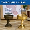 thumbnail image 3 of Brass Polish Copper Cream Cleaner Kit - Instant Polishing Cream And Protective Tarnish Removal, Metal Cleaner And Brightener For Antiques, Music Instruments, Copper Kettle And Sinks, 3 of 8